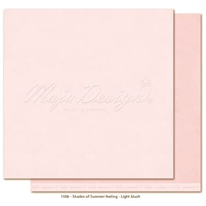 Maja Design: Light blush - Summer Feeling shades Mono