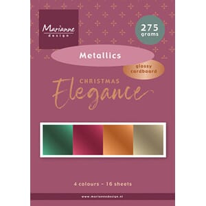 Marianne Design - Christmas Elegance A5 Metallics Cardstock