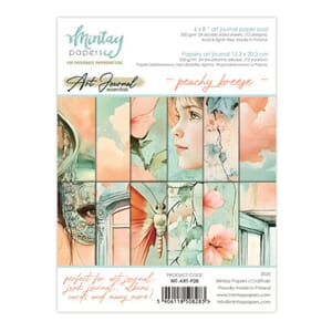 Mintay - Art Journal Paper Pad 6x8 Inch Peachy Breeze