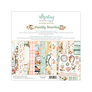 Mintay - Family Stories 8x8 Inch Scrapbooking Paper Set