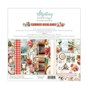 Mintay - Summer Highlands 8x8 Inch Scrapbooking Paper Set