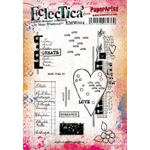 PaperArtsy - E³ Mags Woodcock 04 Stamps