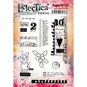 PaperArtsy - E³ Mags Woodcock 06 Stamps