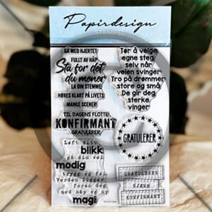 Papirdesign - Livets scener Clear Stamps
