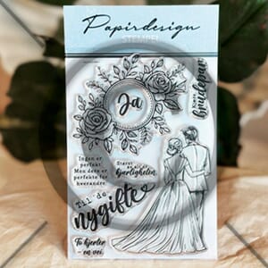Papirdesign - Til de nygifte Clear Stamps