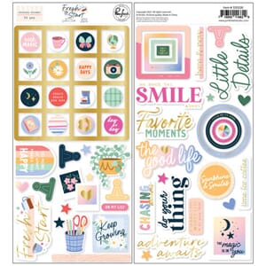 Kaitlin Sheaffer - Fresh Start Chipboard Stickers