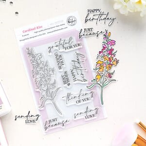 Pinkfresh Studio - Sunlit Manor Stamp Cardinal Kiss