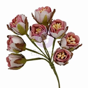 Prima - Buttons & Keepsakes Flowers Tattered Millinery