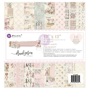 Prima - Buttons & Keepsakes 12x12 Inch Paper Pad