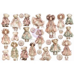 Prima - Buttons & Keepsakes Ephemera Cherished Companions