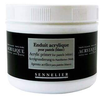 Sennelier - White Acrylic primer for pastels, 500 ml