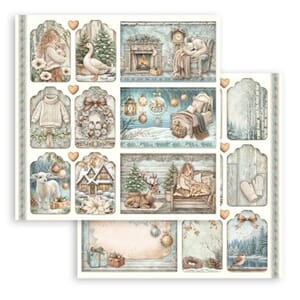 Stamperia: Cards and Tags - White Christmas