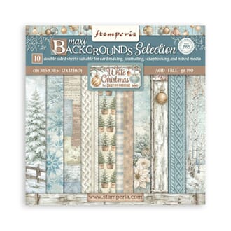 Stamperia - White Christmas 12x12 Inch Paper Pack
