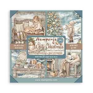 Stamperia - White Christmas 8x8 Inch Paper Pack