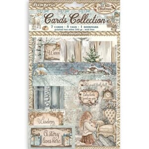 Stamperia - White Christmas Cards Collection by Cristina Rad
