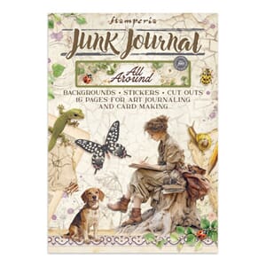 Stamperia - All Around Junk Journal Stickers, Backgrounds, C