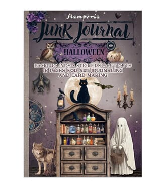 Stamperia - Halloween Junk Journal Stickers, Backgrounds, C