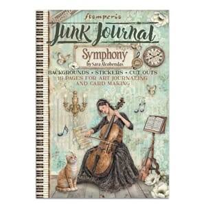 Stamperia - Symphony Junk Journal Stickers, Backgroun