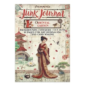 Stamperia - Oriental Garden Junk Journal Stickers, Backgroun