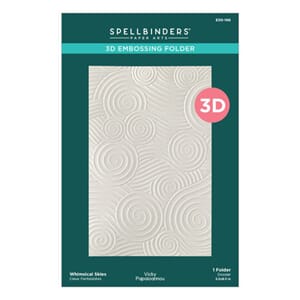 Spellbinders - Whimsical Village 3D Embossing Folder Skies