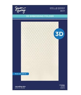 Spellbinders - Cascading Coneflowers 3D Embossing Folder Cas