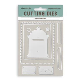 Stamperia - Christmas Message A6 Cutting Dies