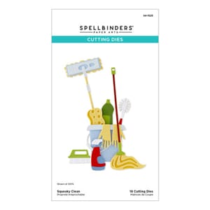 Spellbinders - Shiny New Day Etched Dies Squeaky Clean