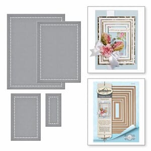 Spellbinders - Hemstitch Rectangles Etched Die Nestabilities