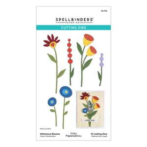 Spellbinders - Whimsical Village Etched Dies Blooms by Vicky