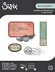 Sizzix - Globetrotter Clear Stamps w/Framelits Die by 49 & M