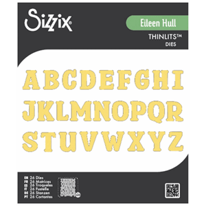 Sizzix - Thinlits Die Set Nora Alphabet by Eileen Hull