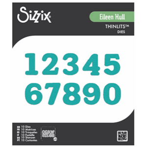 Sizzix - Thinlits Die Set Nora Numbers by Eileen Hull