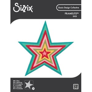 Sizzix - Framelit Die Set Stars by Sizzix