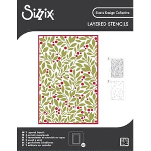 Sizzix - Layered Stencil Set Berry Sweet