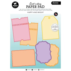 Studio Light - Happy and Bright Card Shapes for 127x178mm