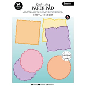 Studio Light - Happy and Bright Card Shapes for 152x152mm