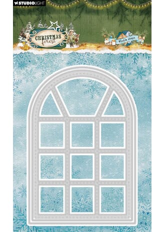 Studio Light - Christmas Forest Cutting Dies Window Shape