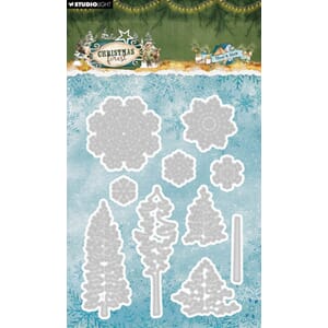 Studio Light - Christmas Forest Cutting Dies Trees and Snow
