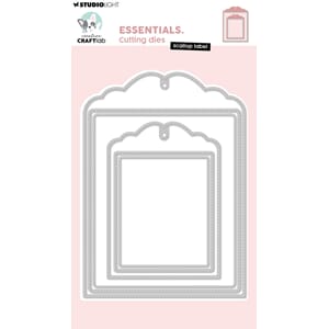CRAFTlab - Scallop Label Essentials Cutting Dies