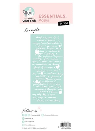 Craftlab - Script Essentials Mask, str 10x20 cm