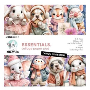 Craftlab - Candy Christmas Essentials Collage Paper Pad
