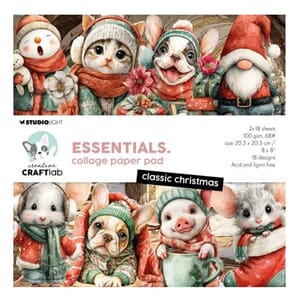 Craftlab - Classic Christmas Essentials Collage Paper Pad