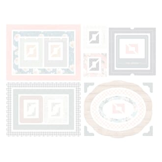 Spellbinders - Clementine Chipboard Frame & Corners