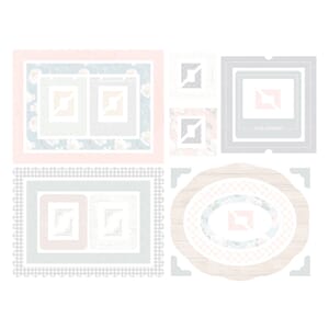 Spellbinders - Clementine Chipboard Frame & Corners