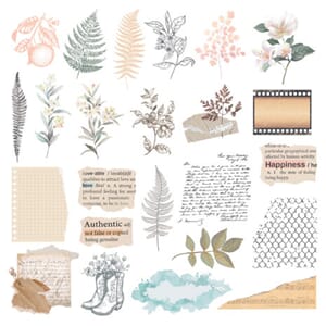 Spellbinders - Clementine Diecut Clear Stickers