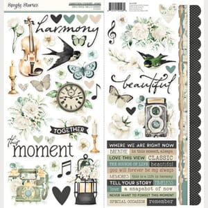 Simple Stories - Timeless Harmony Cardstock Stickers Icons