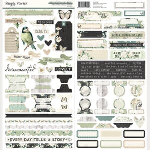 Simple Stories - Timeless Harmony Cardstock Stickers Basics