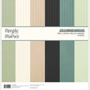 Simple Stories - Timeless Harmony 12x12 Inch Vintage Basics