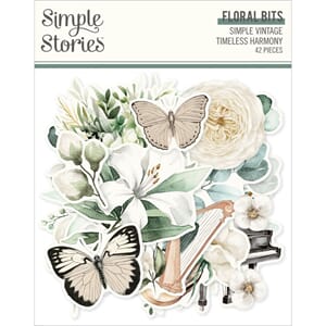 Simple Stories - Timeless Harmony Floral Bits & Pieces