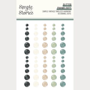 Simple Stories - Timeless Harmony Glitter Enamel Dots